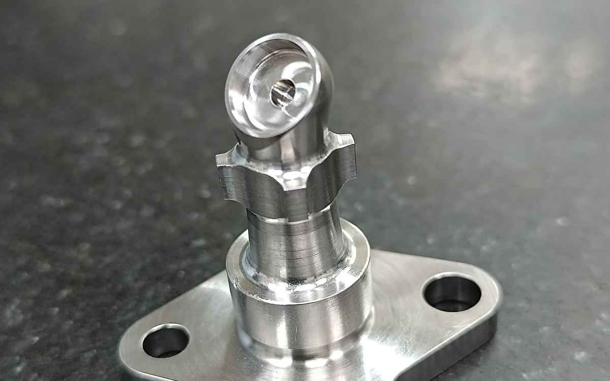Machining Titanium Ti-6Al-4V — precision CNC machined part by Aeroedge International